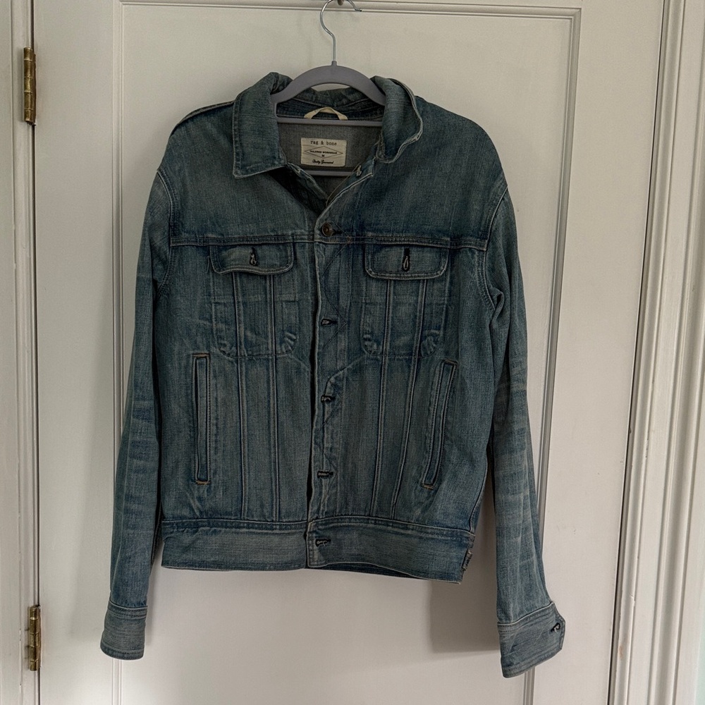 rag & bone Classic Blue Denim Jacket